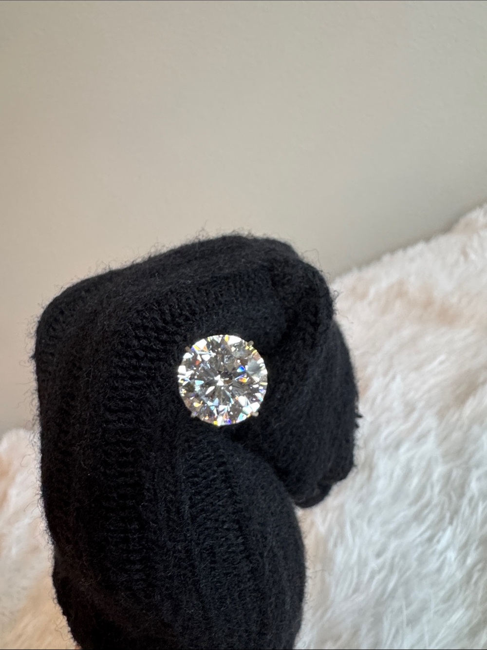 4.05CT E/VS2 IGI Lab Grown Round Brilliant
Diamond Ideal Cut